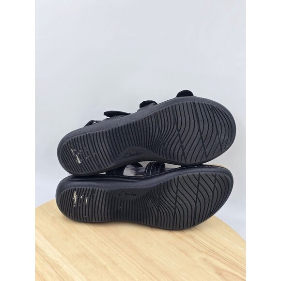 Clarks Womens Laurieann Vine Sandal Black Sz 11M - Picture 7 of 8